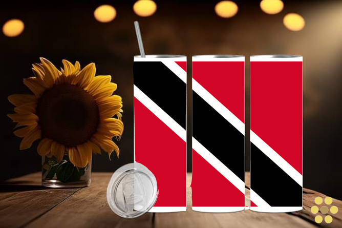 Carnival J'Ouvert Parade Fete Tumblers – Sip in Style with Your Caribbean Flag & Name!