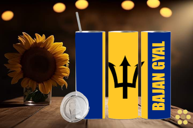 Carnival J'Ouvert Parade Fete Tumblers – Sip in Style with Your Caribbean Flag & Name!