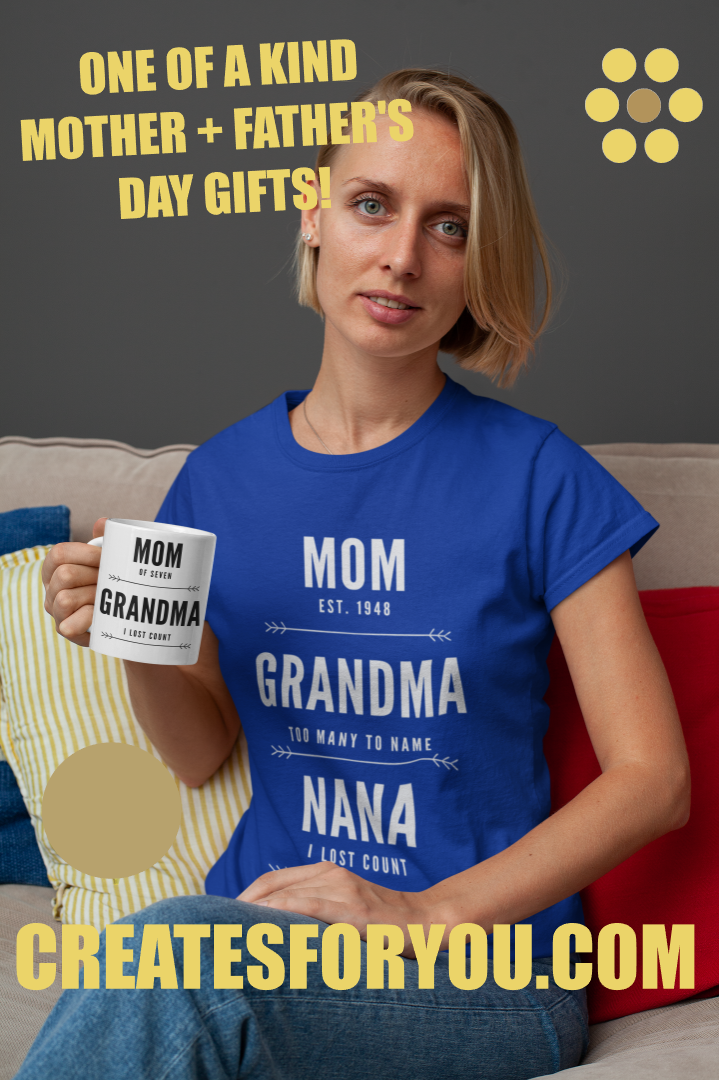 Customize with Names, Years, and Humorous Sayings for a Unique Statement Tee