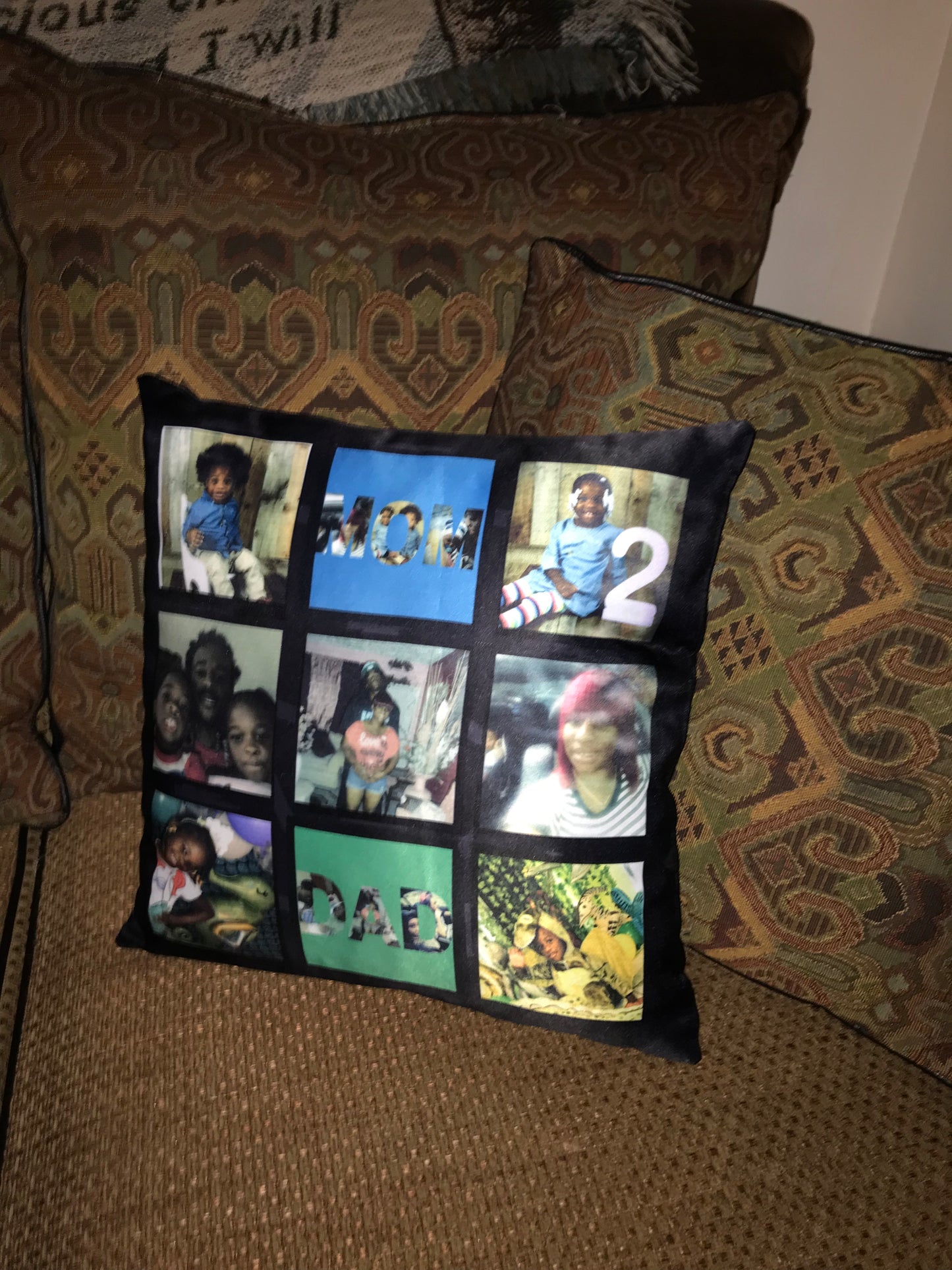 Customizable 9 Panel Picture Pillow