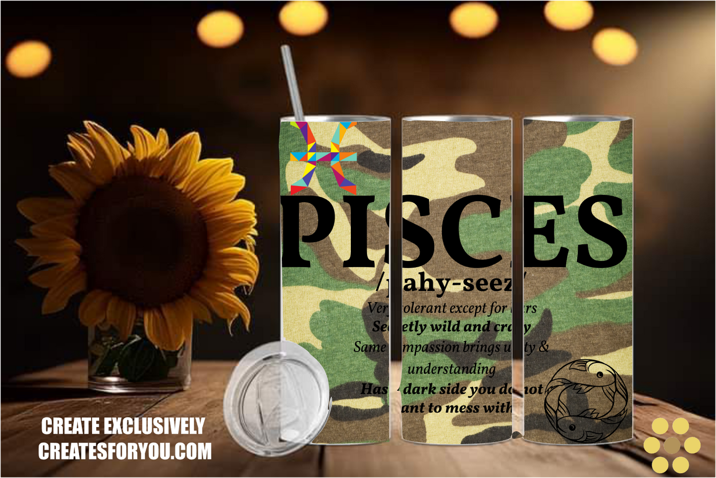 Zodiac Cosmic Horoscope Constellation Tumbler