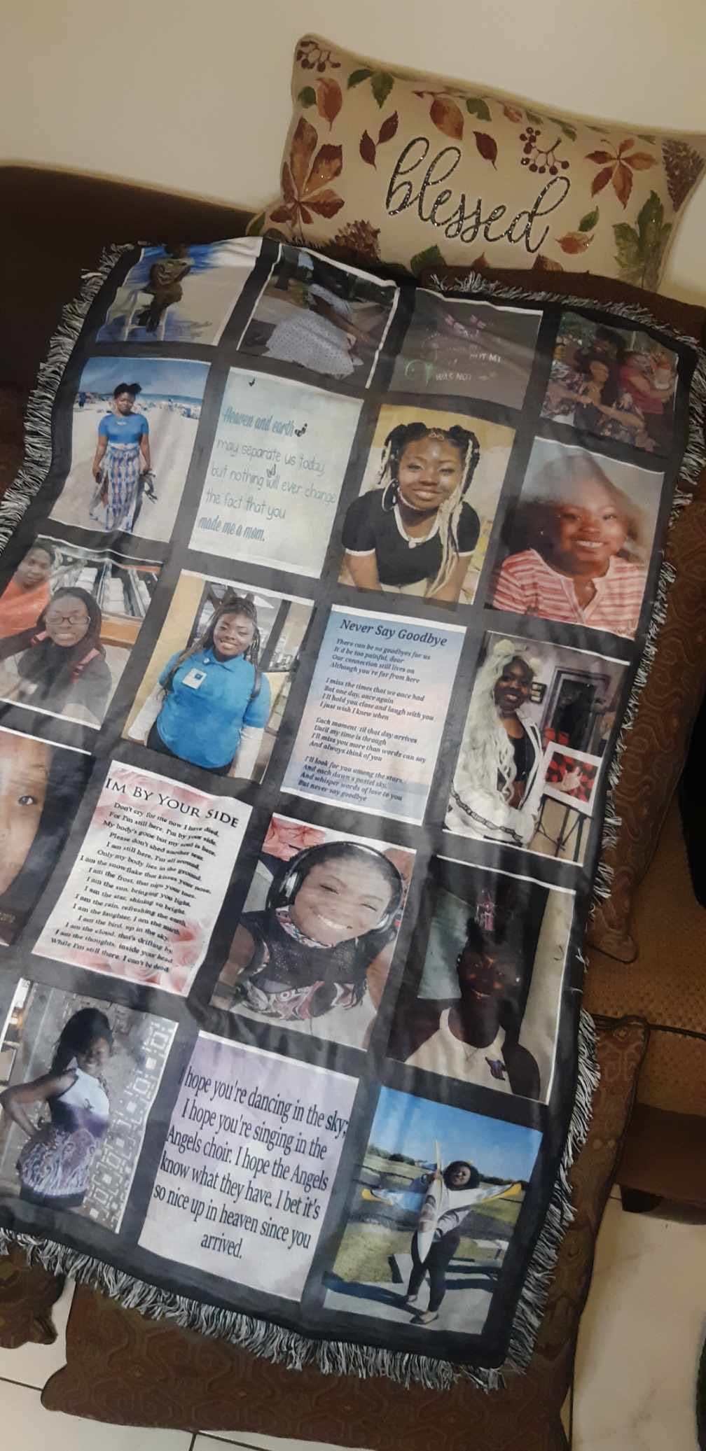 Customizable 20 Panel Picture Blanket