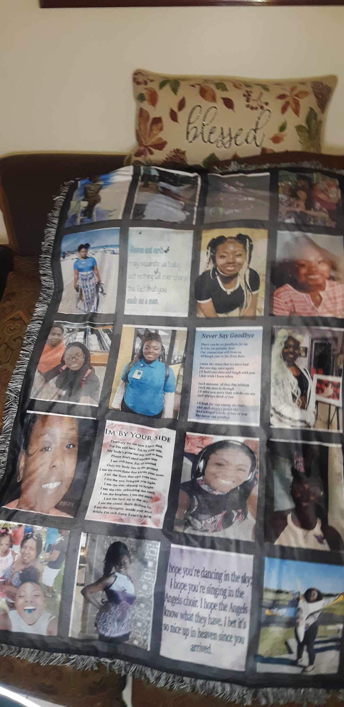 Customizable 20 Panel Picture Blanket