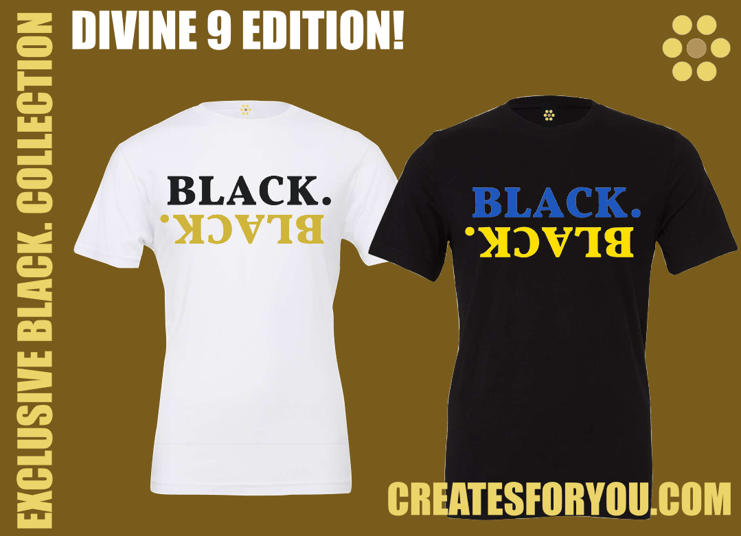 "BLACK 2X" Divine 9: Elevate Your Style with Exclusive Black Design