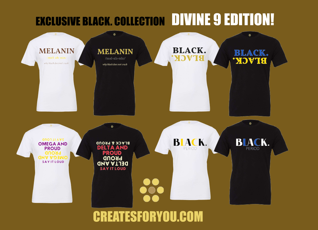 "DIVINE & PROUD" Divine 9 Shirt: Elevate Your Style with Exclusive Black Design
