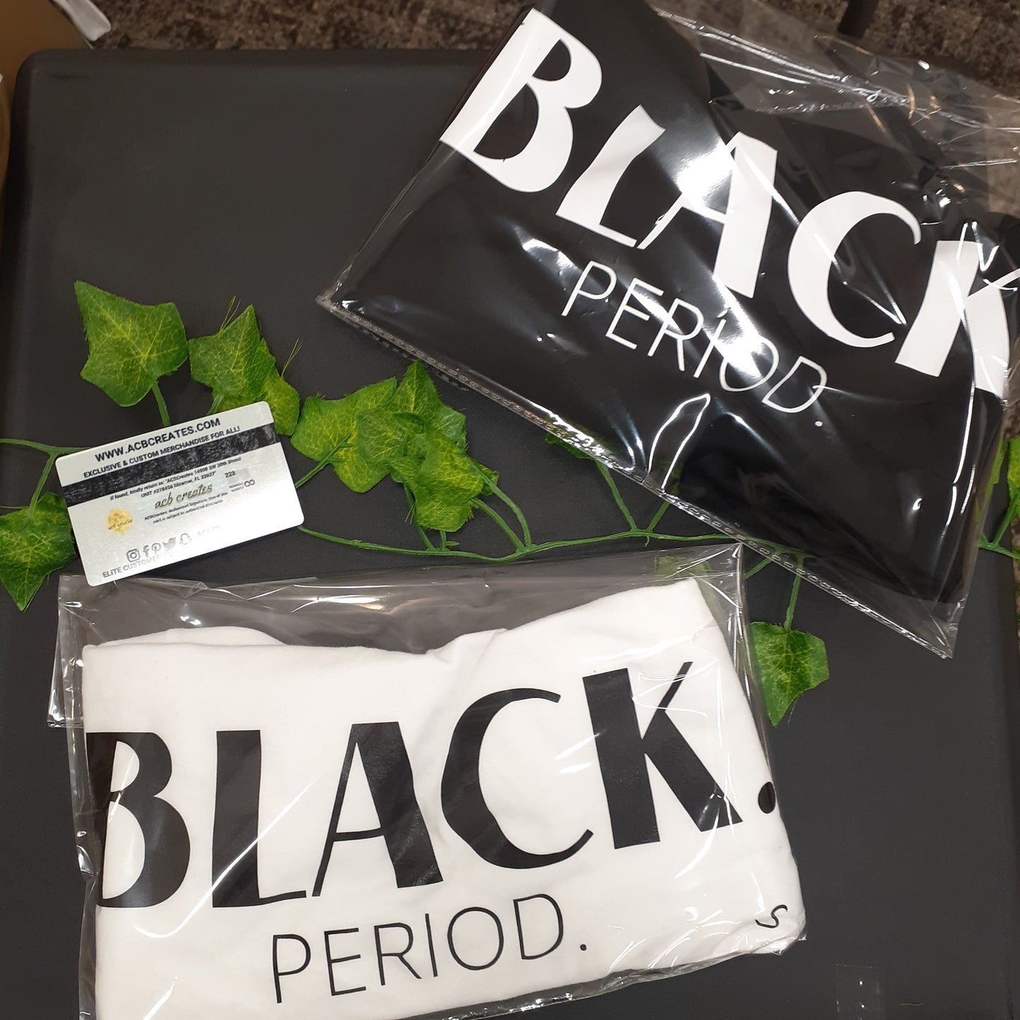 "BLACK PERIOD" Juneteenth Bundle: Wearable Heritage, Sippable Pride