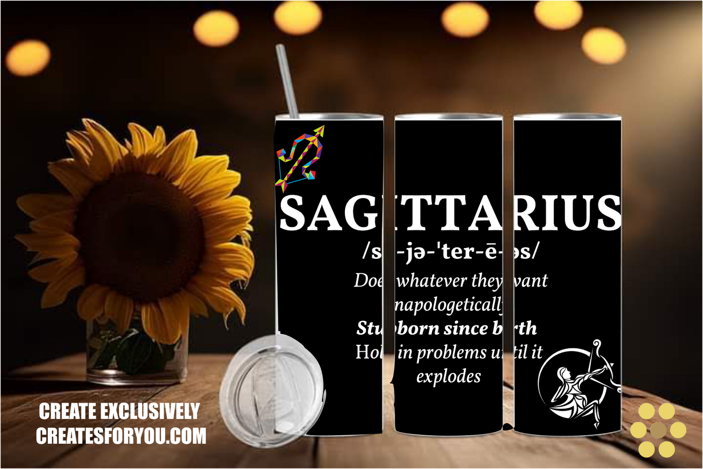 Cosmic Zodiac Tote Bag & Tumbler Bundle