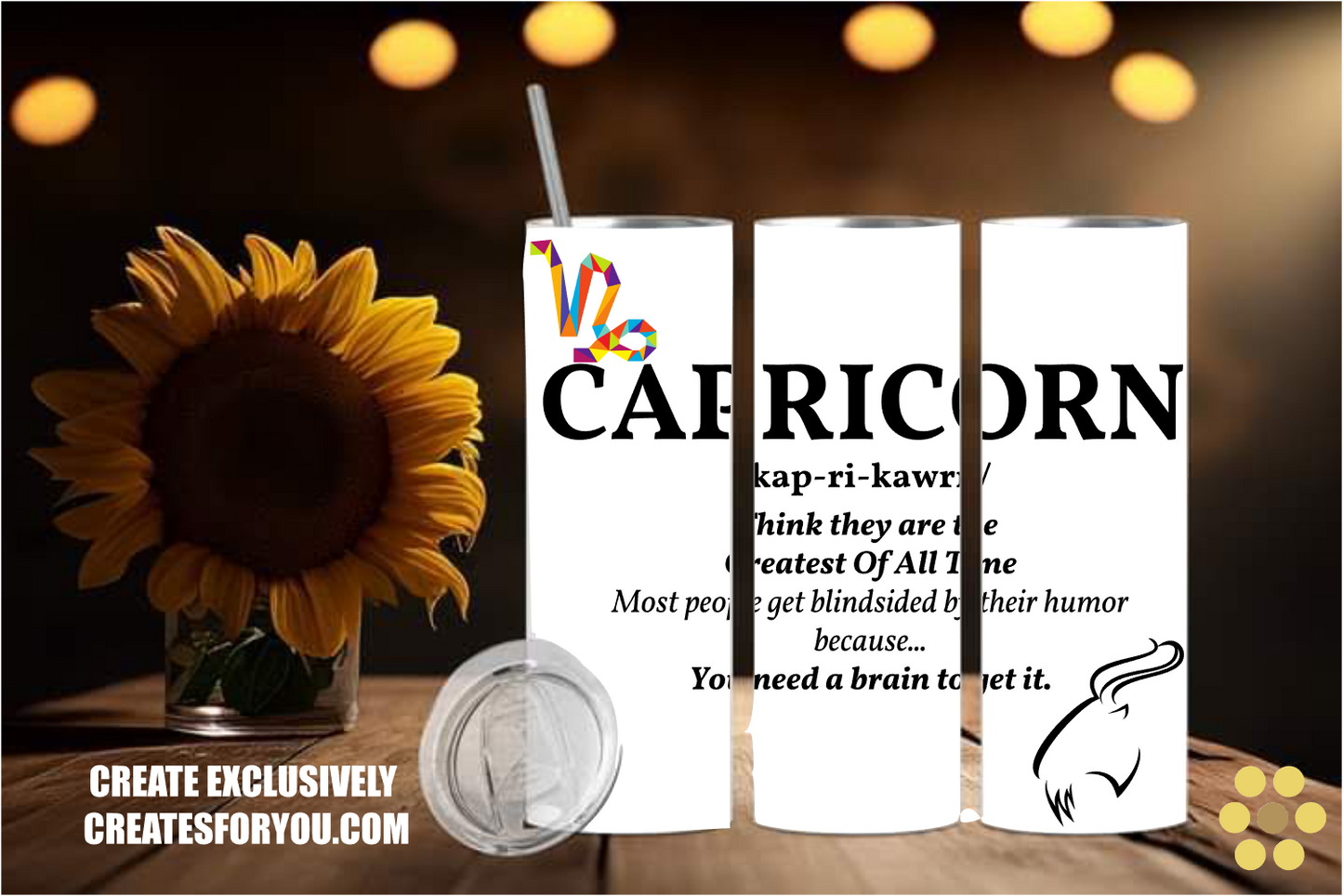 Zodiac Cosmic Horoscope Constellation Tumbler