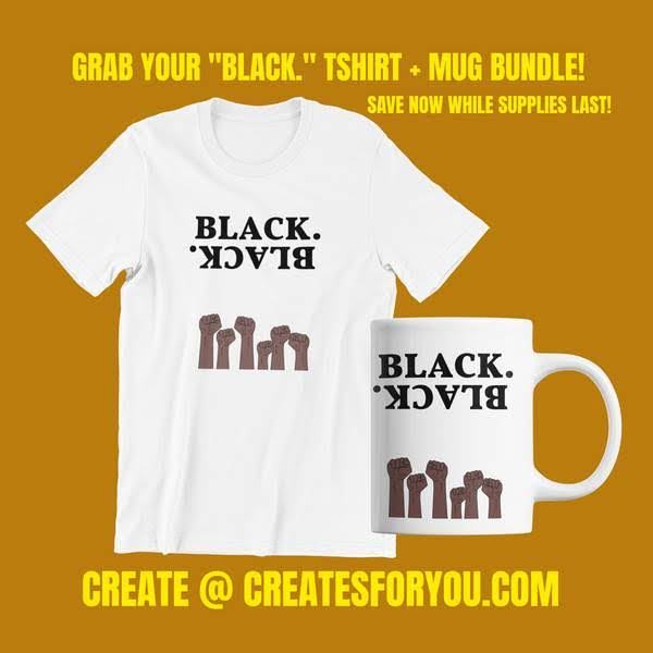 "BLACK POWER" Juneteenth Bundle: Wearable Heritage, Sippable Pride