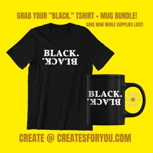 "BLACK 2X" Juneteenth Bundle: Wearable Heritage, Sippable Pride